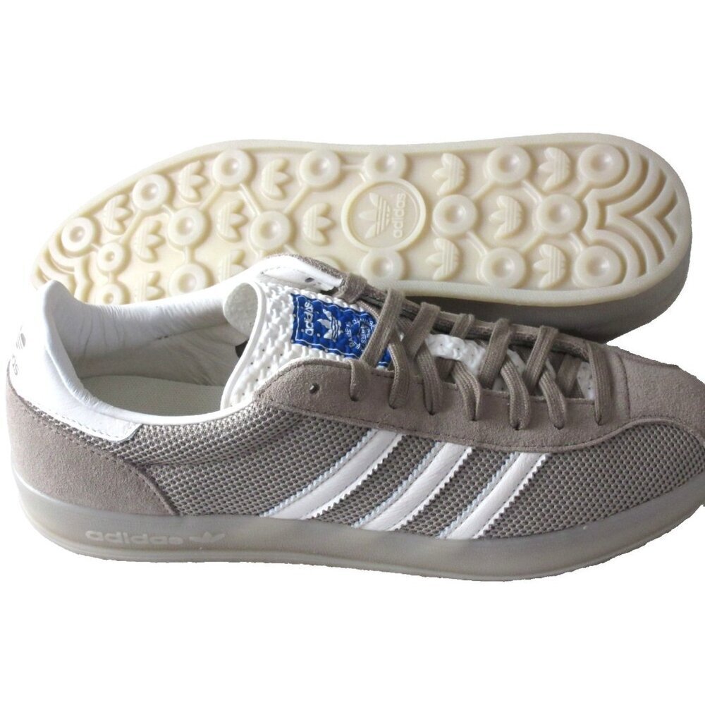 Adidas Men's Gazelle Indoor Pro Shoes Brown Charcoal White Sizes NIB JS0666 - Picture 2 of 5